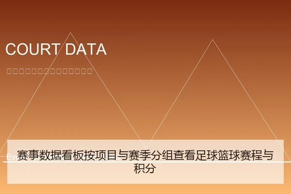 赛事数据看板按项目与赛季分组查看足球篮球赛程与积分